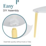 Modern Round Coffee Table for Living Room | Compact Side Table for Sofa & Bedroom - Image 2